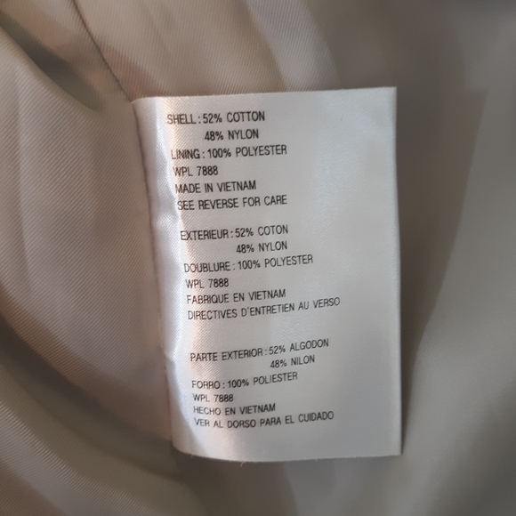 Michael kors rain trench coat sz small - Picture 5 of 6